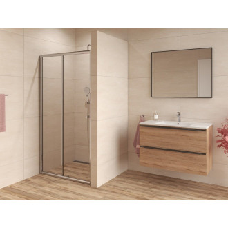Pos. dveře 110x185,čiré sklo 4mm, chrom SATPROMUD110CRT