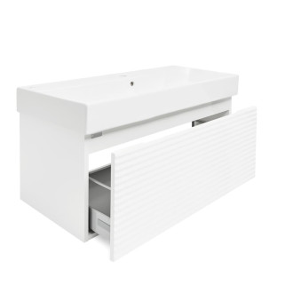 Savona skříňka s umyvadlem SATINF10046 SAVONA100BISAT