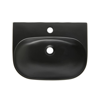 Brevis umyvadlo 500x385x120 mm černé SATBRE5038RBKM