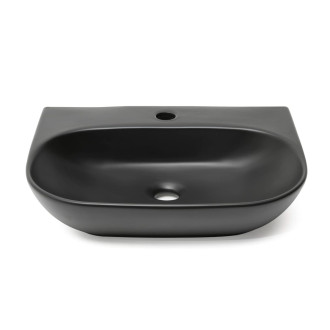 Brevis umyvadlo 500x385x120 mm černé SATBRE5038RBKM