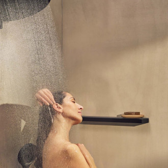 Polička Hansgrohe Rainfinity matná černá 26844670
