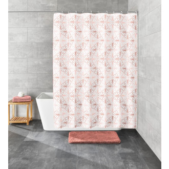 Sprchový závěs Kleine Wolke Bloom perleťová 180x200 cm 5945398305