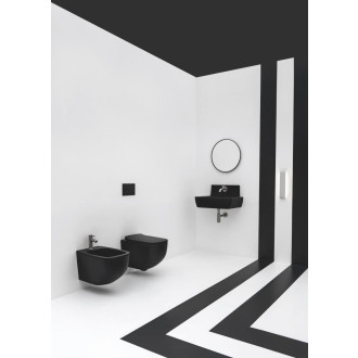 Wc závěsné AXA Jam černá mat zadní odpad 3312707