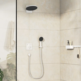 Vanová baterie Hansgrohe DuoTurn Q bez podomítkového tělesa matná bílá 75414700