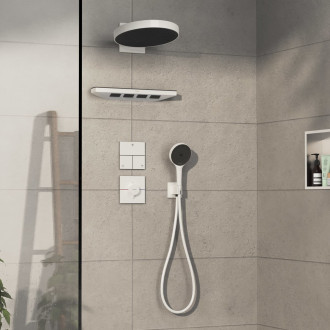 Ventil Hansgrohe ShowerSelect Comfort E bez podomítkového tělesa matná bílá 15573700