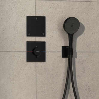 Sprchová baterie Hansgrohe ShowerSelect Comfort E bez podomítkového tělesa matná černá 15574670