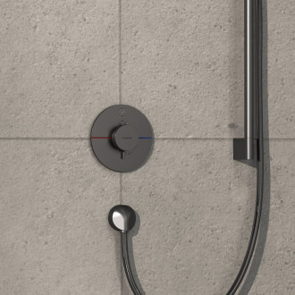 Sprchová baterie Hansgrohe ShowerSelect Comfort S bez podomítkového tělesa kartáčovaný černý chrom 15553340