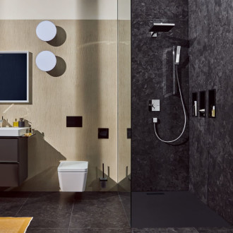 Vanová baterie Hansgrohe ShowerSelect Comfort E bez podomítkového tělesa chrom 15578000