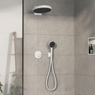 Vanová baterie Hansgrohe ShowerSelect Comfort S bez podomítkového tělesa matná bílá 15554700