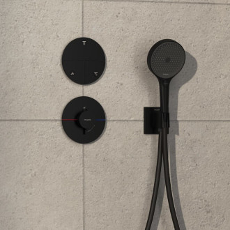 Sprchová baterie Hansgrohe ShowerSelect Comfort S bez podomítkového tělesa matná černá 15559670