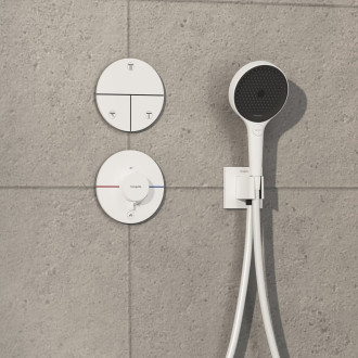 Sprchová baterie Hansgrohe ShowerSelect Comfort S bez podomítkového tělesa matná bílá 15562700