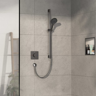Sprchová baterie Hansgrohe ShowerSelect Comfort E bez podomítkového tělesa kartáčovaný černý chrom 15571340