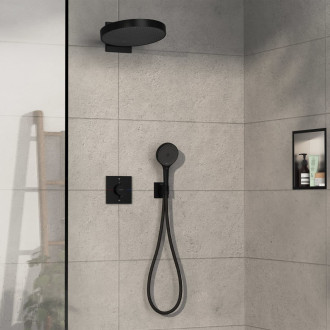 Vanová baterie Hansgrohe ShowerSelect Comfort E bez podomítkového tělesa matná černá 15572670