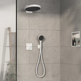 Vanová baterie Hansgrohe ShowerSelect Comfort E bez podomítkového tělesa matná bílá 15578700