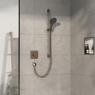 Sprchová baterie Hansgrohe ShowerSelect Comfort Q bez podomítkového tělesa kartáčovaný bronz 15581140