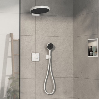 Vanová baterie Hansgrohe ShowerSelect Comfort Q bez podomítkového tělesa matná bílá 15583700