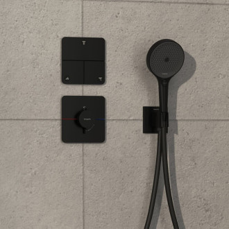 Ventil Hansgrohe ShowerSelect Comfort Q bez podomítkového tělesa matná černá 15587670