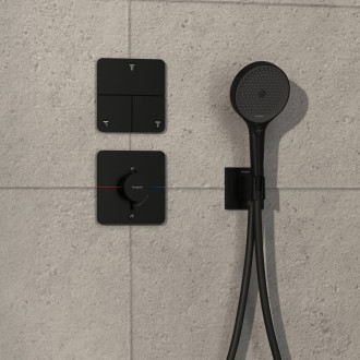 Sprchová baterie Hansgrohe ShowerSelect Comfort Q bez podomítkového tělesa matná černá 15589670