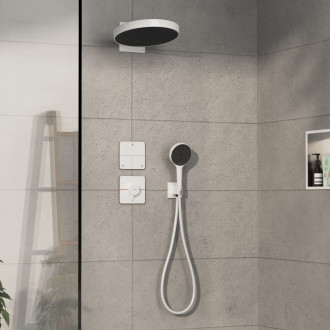 Sprchová baterie Hansgrohe ShowerSelect Comfort Q bez podomítkového tělesa matná bílá 15589700