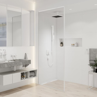 Sprchové rameno Hansgrohe na strop matná bílá 24338700