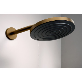 Hlavová sprcha Hansgrohe Pulsify S na stěnu/strop kartáčovaný bronz 24140140