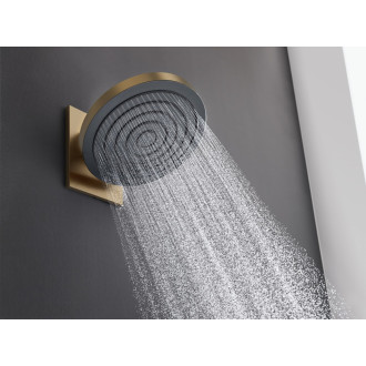 Hlavová sprcha Hansgrohe Pulsify S na stěnu/strop kartáčovaný bronz 24141140