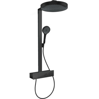 Sprchový systém Hansgrohe Rainfinity na stěnu s termostatickou baterií matná černá 26853670