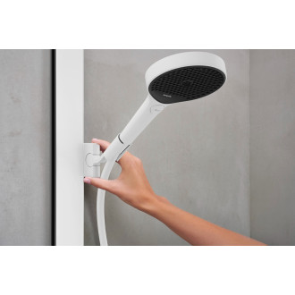 Sprchový systém Hansgrohe Rainfinity na stěnu s termostatickou baterií matná bílá 28742700