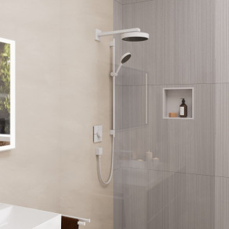 Sprchový set Hansgrohe Rainfinity na stěnu matná bílá 28743700