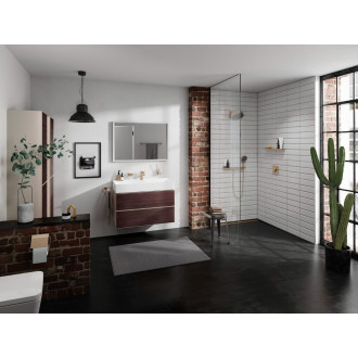 Polička Hansgrohe Rainfinity kartáčovaný bronz 26844140