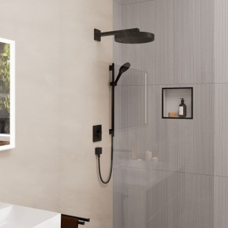 Sprchový set Hansgrohe Rainfinity na stěnu matná černá 28745670