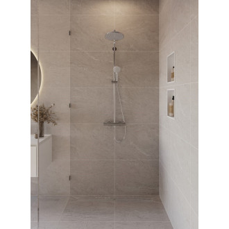 Sprchový žlab Hansgrohe RainDrain Allround 100 cm kartáčovaná nerez mat 56189800