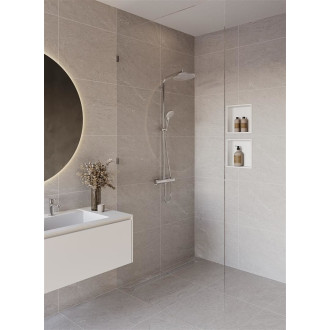 Sprchový žlab Hansgrohe RainDrain Allround 120 cm kartáčovaná nerez mat 56190800