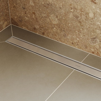Sprchový žlab Hansgrohe RainDrain Original 60 cm kartáčovaná nerez mat 56196800