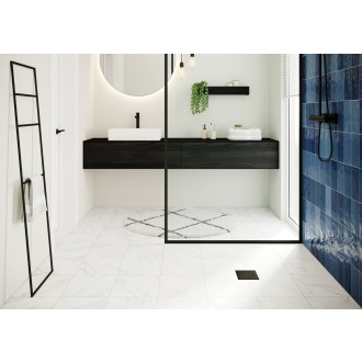 Podlahová vpust DN40 Hansgrohe RainDrain Point 10 cm matná černá nerez 56247670