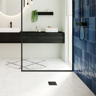 Podlahová vpust DN40 Hansgrohe RainDrain Point 15 cm matná černá nerez 56249670