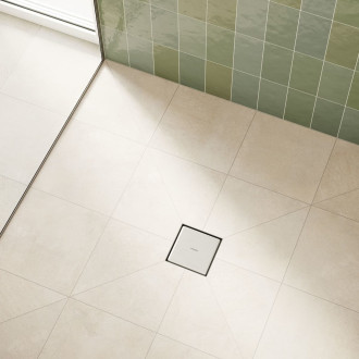 Podlahová vpust DN40 Hansgrohe RainDrain Point 15 cm kartáčovaná nerez nerez 56249800
