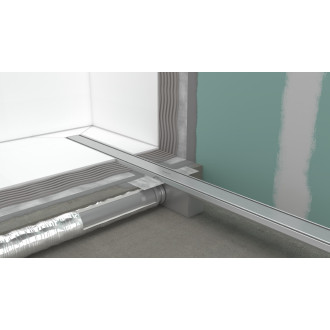 Sprchový žlab Hansgrohe RainDrain Compact 70 cm kartáčovaná nerez mat 56164800