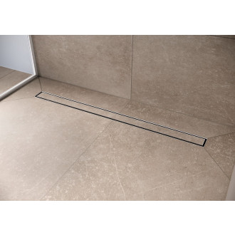 Sprchový žlab Hansgrohe RainDrain Compact 90 cm kartáčovaná nerez mat 56169000