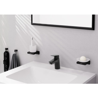 Umyvadlová baterie Hansgrohe Logis s clic-clacem matná černá 71077670