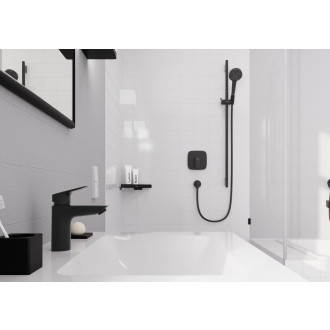 Umyvadlová baterie Hansgrohe Logis s clic-clacem matná černá 71107670