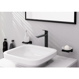 Umyvadlová baterie Hansgrohe Logis s výpustí matná černá 71257670