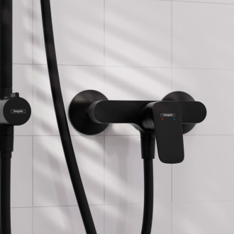 Sprchová baterie Hansgrohe Logis bez sprchového setu 150 mm matná černá 71600670