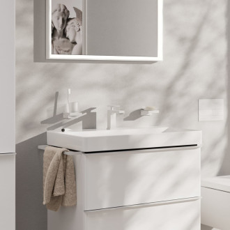 Umyvadlová baterie Hansgrohe Tecturis E bez výpusti matná bílá 73001700