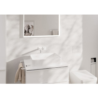 Umyvadlová baterie Hansgrohe Tecturis E bez podomítkového tělesa matná bílá 73051700
