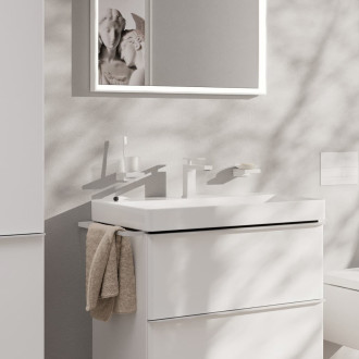 Umyvadlová baterie Hansgrohe Tecturis E bez výpusti matná bílá 73011700