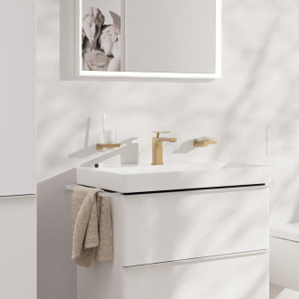 Umyvadlová baterie Hansgrohe Tecturis E s výpustí kartáčovaný bronz 73014140