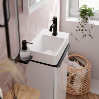 Umyvadlová baterie Hansgrohe Tecturis S s výpustí matná černá 73302670