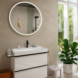 Umyvadlová baterie Hansgrohe Tecturis S bez výpusti matná černá 73311670