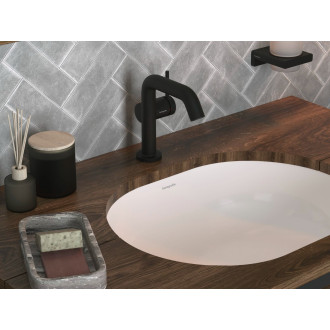 Umyvadlová baterie Hansgrohe Tecturis S bez výpusti matná černá 73321670
